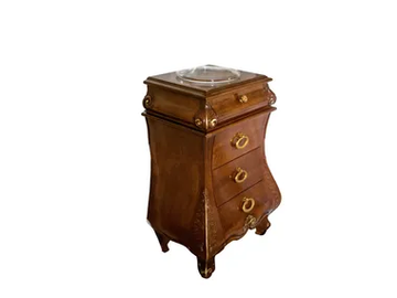 SOGNI D'AMORE - Rectangular wooden bedside table with drawers by Barnini Oseo - view 2